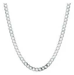 Cadena Plata .925 Cubana Diamantada 60cm Uso Diario - Imagen 1