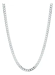 Cadena Plata .925 Cubana Diamantada 60cm Uso Diario - Imagen 2