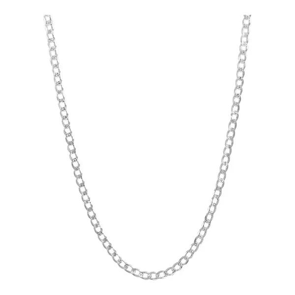 Cadena Plata 925 Cubana Diamantada 65cm para Hombre - Imagen 1