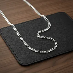 Cadena Plata 925 Cubana Diamantada 65cm para Hombre - Imagen 5