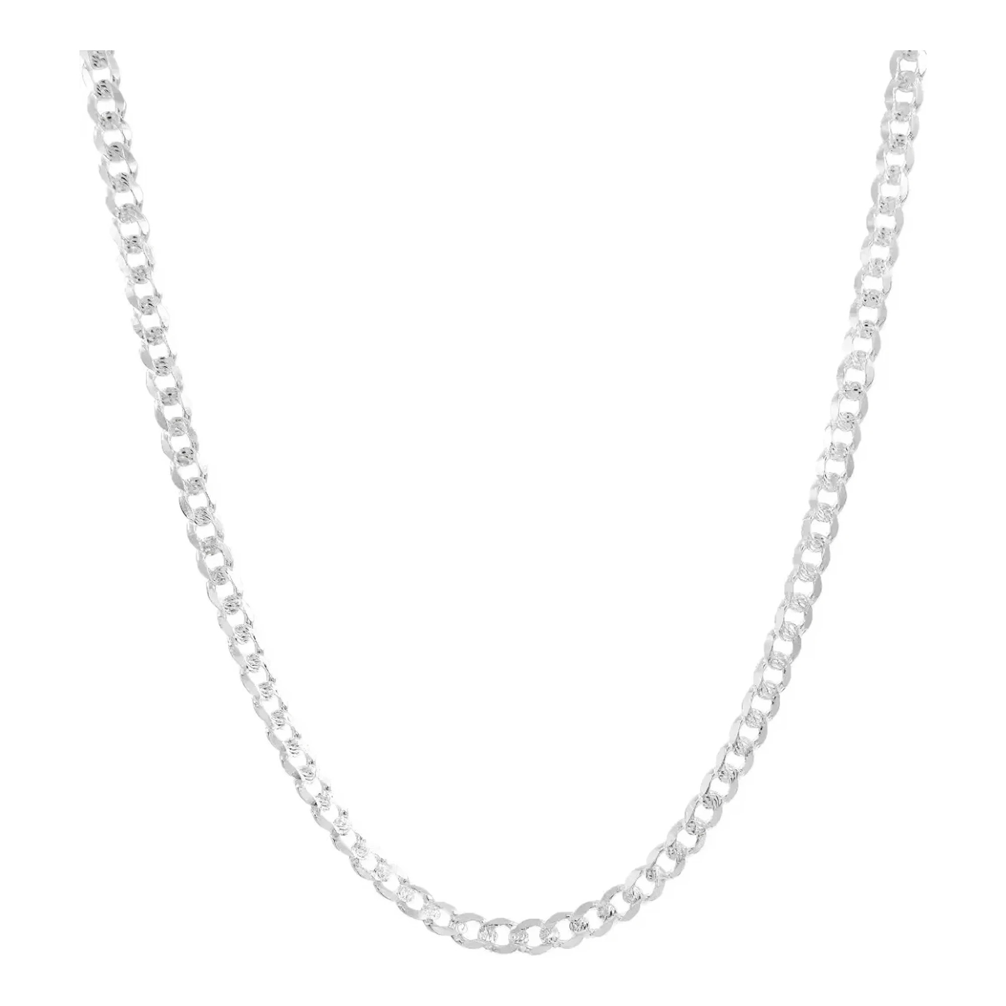 Cadena cuban link de plata 925 diamantada 6mm para hombre, collar miami cuban plateado brillante con broche perico seguro
