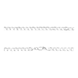 Cadena Plata 925 Cubana Diamantada 6mm para Hombre - Imagen 4