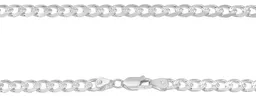 Cadena Plata 925 Cubana Diamantada 6mm para Hombre - Imagen 4