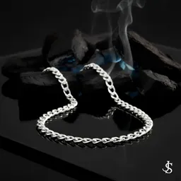 Cadena Plata .925 Cubana Diamantada 70cm Hombre - Imagen 6