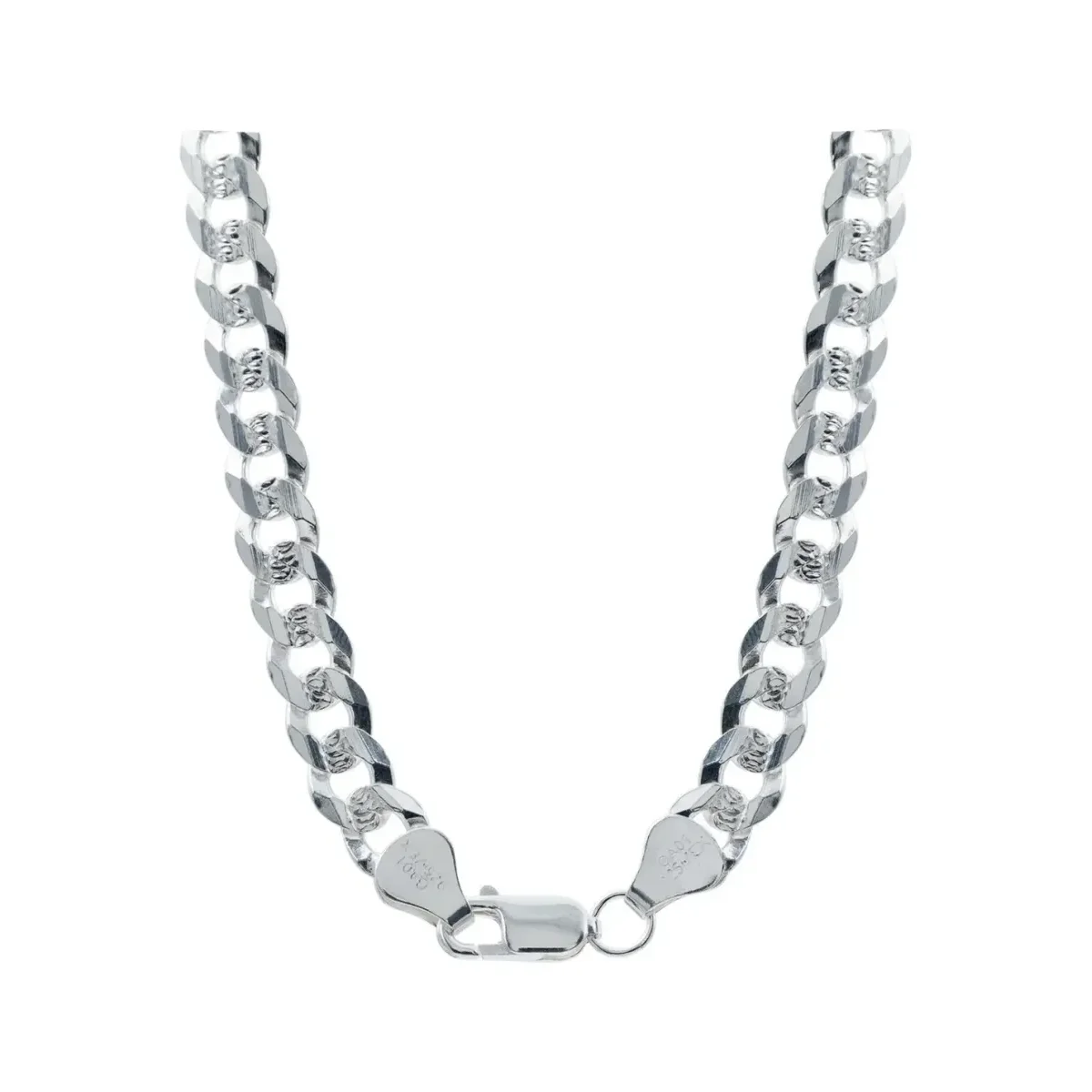 Cadena Plata 925 Cubana Diamantada Hombre 70cm Modelo 2024 - Imagen 5