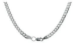 Cadena Plata 925 Cubana Diamantada Italiana 45cm - Imagen 2