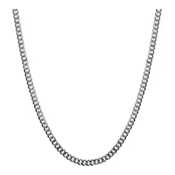 Cadena Plata 925 Cubana Diamantada Italiana 45cm - Imagen 3