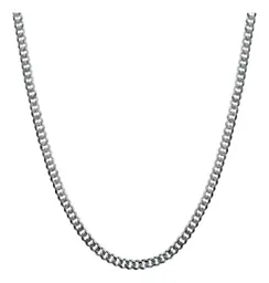 Cadena Plata 925 Cubana Diamantada Italiana 45cm - Imagen 3