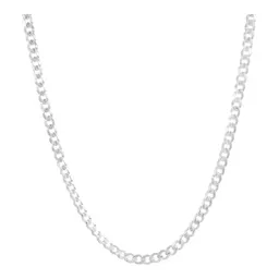 Cadena Plata 925 Cubana Diamantada para Hombre 45cm - Imagen 1