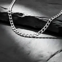 Cadena Plata 925 Cubana Diamantada para Hombre 65 cm - Imagen 5