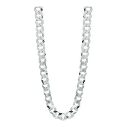 Cadena Plata 925 Cubana Gruesa Diamantada 7mm 60cm para Hombre - Imagen 2