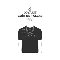 Cadena Plata 925 Diamantada Cubana Barbada 60cm Hombre - Imagen 6