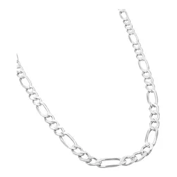 Cadena Plata 925 Diamantada Diseño Figaro 3x1 65cm Hombre - Imagen 2