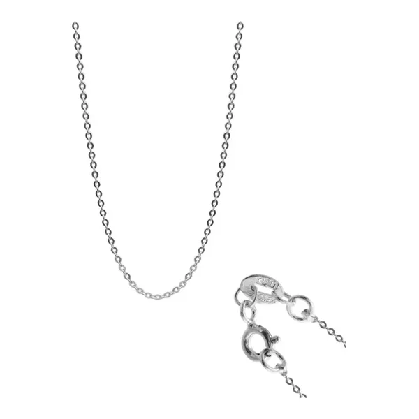 Cadena Plata 925 Diseño Ancla Delgada 45cm para Mujer - Imagen 1