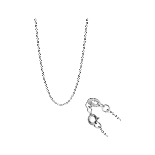 Cadena Plata 925 Diseño Ancla Delgada 45cm para Mujer - Imagen 1