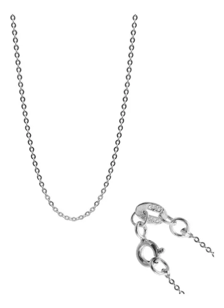 Cadena Plata 925 Diseño Ancla Delgada 45cm para Mujer - Imagen 1