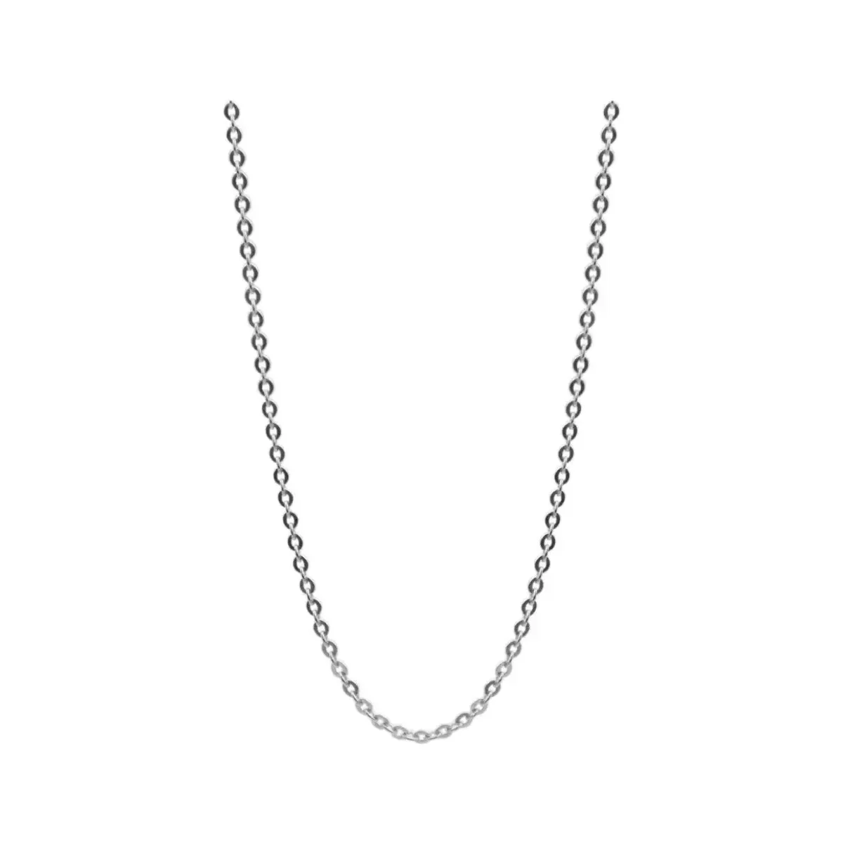 Cadena Plata 925 Diseño Ancla Delgada 45cm para Mujer - Imagen 2