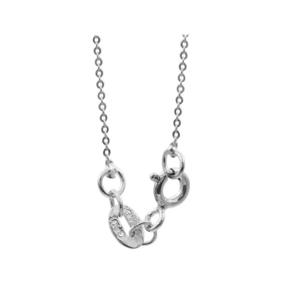 Cadena Plata 925 Diseño Ancla Delgada 45cm para Mujer - Imagen 4