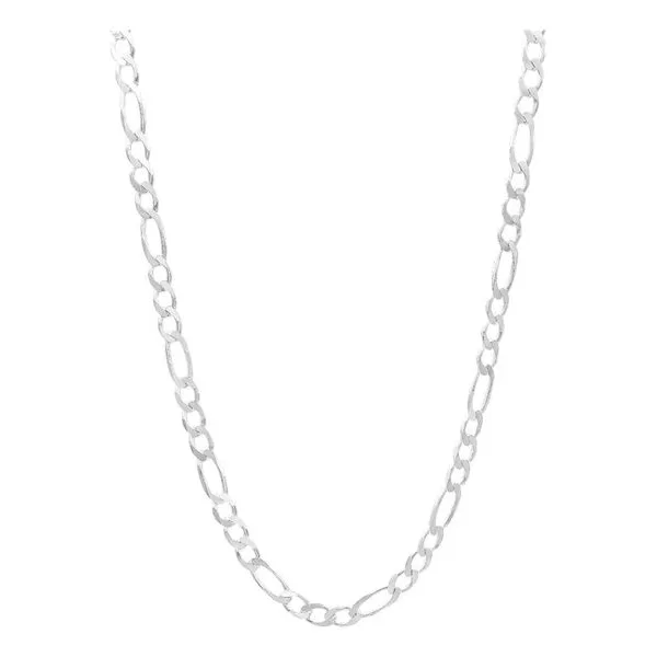 Cadena Plata 925 Diseño Figaro 3x1 Gruesa para Hombre 55cm - Imagen 1