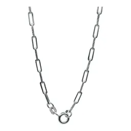 Cadena Plata 925 Eslabón Grande Diamantado Hombre 60cm - Imagen 3