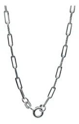 Cadena Plata 925 Eslabón Grande Diamantado Hombre 60cm - Imagen 3