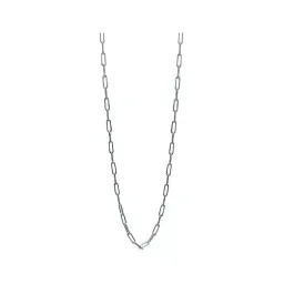 Cadena Plata 925 Eslabón Grande Diamantado Hombre 60cm - Imagen 4