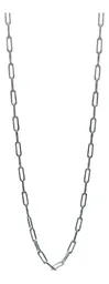 Cadena Plata 925 Eslabón Grande Diamantado Hombre 60cm - Imagen 4