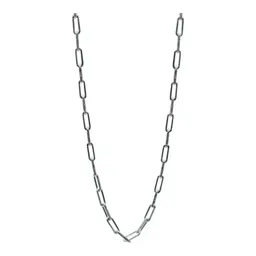 Cadena Plata 925 Eslabón Grande Diamantado Hombre 60cm - Imagen 5