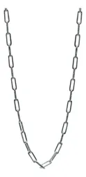 Cadena Plata 925 Eslabón Grande Diamantado Hombre 60cm - Imagen 5