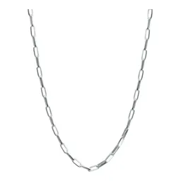 Cadena Plata 925 Eslabón Grande Estilo Italiano 45cm - Imagen 2
