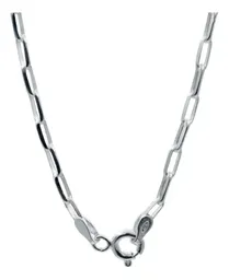 Cadena Plata 925 Eslabón Grande Estilo Italiano 45cm - Imagen 5