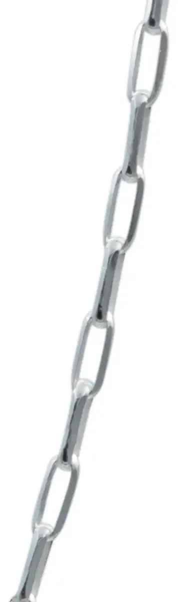 Cadena Plata 925 Eslabón Grande Lisa Italiana 45 cm - Imagen 4