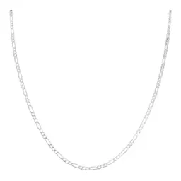Cadena Plata .925 Figaro 3x1 de 55cm para Mujer - Imagen 2
