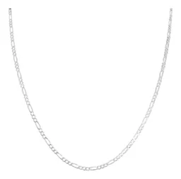 Cadena Plata .925 Figaro 3x1 de 55cm para Mujer - Imagen 2