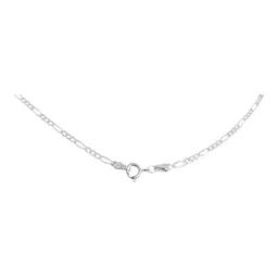 Cadena Plata .925 Figaro 3x1 de 55cm para Mujer - Imagen 3