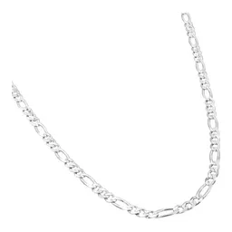 Cadena Plata 925 Figaro 3x1 Diamantada 70cm - Imagen 2