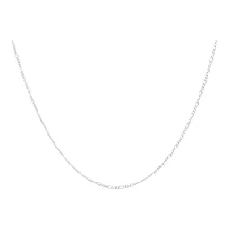 Cadena Plata 925 Figaro 3x1 Maciza 50cm Unisex - Imagen 2