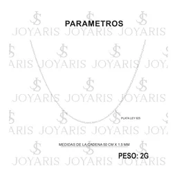 Cadena Plata 925 Figaro 3x1 Maciza 50cm Unisex - Imagen 4