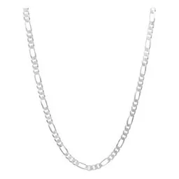 Cadena Plata 925 Figaro 3x1 para Hombre 45cm - Imagen 1