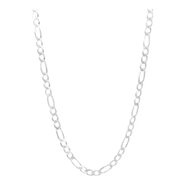 Cadena Plata 925 Figaro 3x1 para Hombre 60cm Robusta - Imagen 1