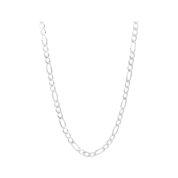 Cadena Plata 925 Figaro 3x1 para Hombre 60cm Robusta - Imagen 1