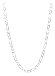Cadena Plata 925 Fígaro 3x1 para Hombre 65cm - Imagen 1