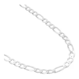 Cadena Plata 925 Fígaro 3x1 para Hombre 65cm - Imagen 2