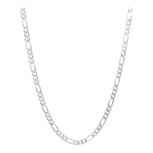 Cadena Plata 925 Figaro 3x1 para Hombre 70cm - Imagen 1