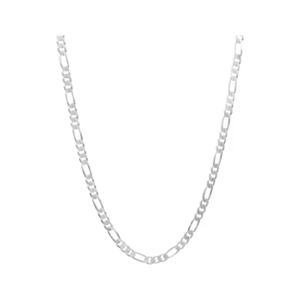 Cadena Plata 925 Figaro 3x1 para Hombre 70cm - Imagen 1