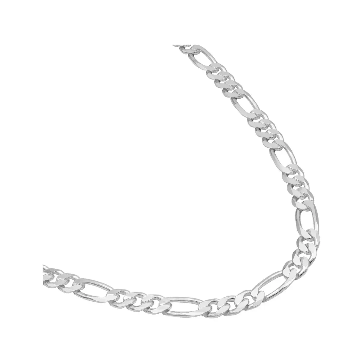 Cadena Plata 925 Figaro 3x1 para Hombre 70cm - Imagen 3