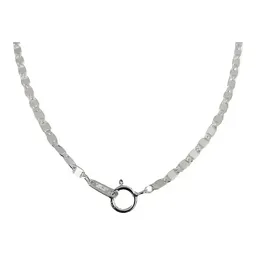 Cadena Plata 925 Marinera Lisa Hombre 50cm - Imagen 2
