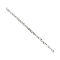 Cadena Plata 925 Marinera Lisa Hombre 50cm - Imagen 4