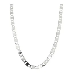 Cadena Plata 925 Marinera Lisa para Hombre Largo 60cm - Imagen 2