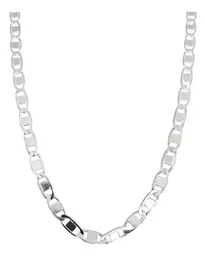 Cadena Plata 925 Marinera Lisa para Hombre Largo 60cm - Imagen 2
